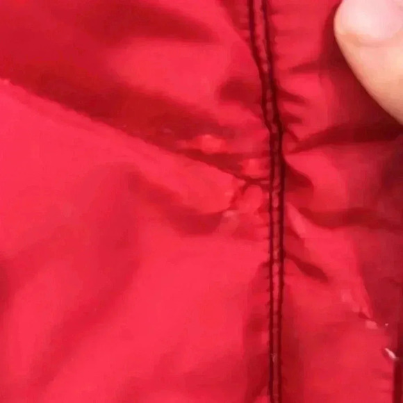 [S/M]Harley  Davidson Cropped Red Puffer Jacket - Picture 6 of 9